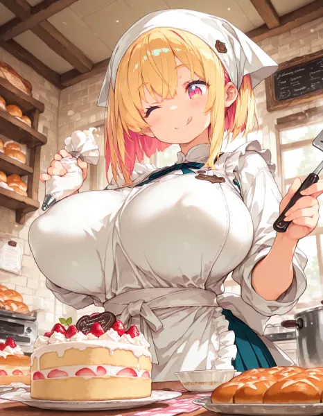 ケーキも作るよ