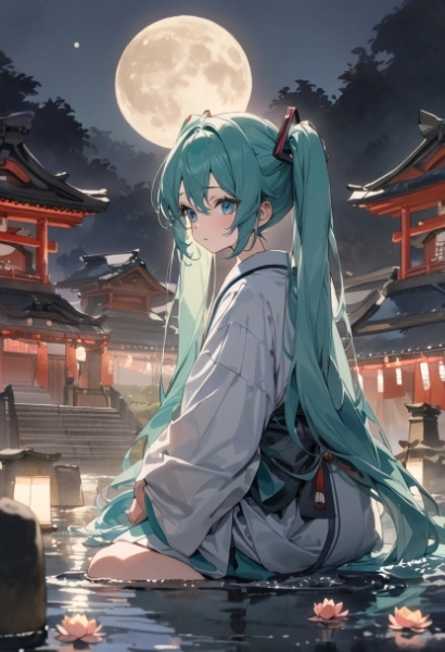 お面を外すと可愛い娘さん