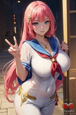 【限定】セーラー服って、少女のような可愛さがあるよね。あなたに見てもらえると、もっと可愛く感じちゃうな♪