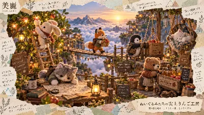 雲の上のりんご村で紡ぐ優しい物語