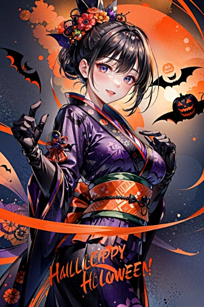 和ハロウィン系女子