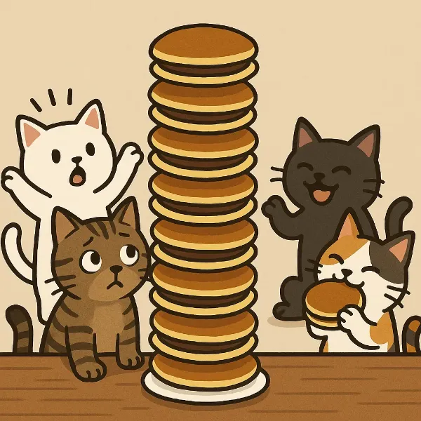 どら焼きタワー