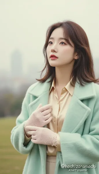 幻想的な「ミントとゴールドの夢」