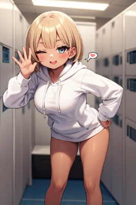 ロッカールームの娘さん差分