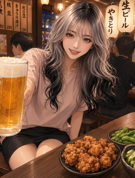 おつかれ〜♪（レージュちゃん）