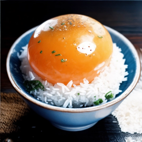 egg on rice