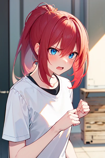 少し怒ってる幼なじみ