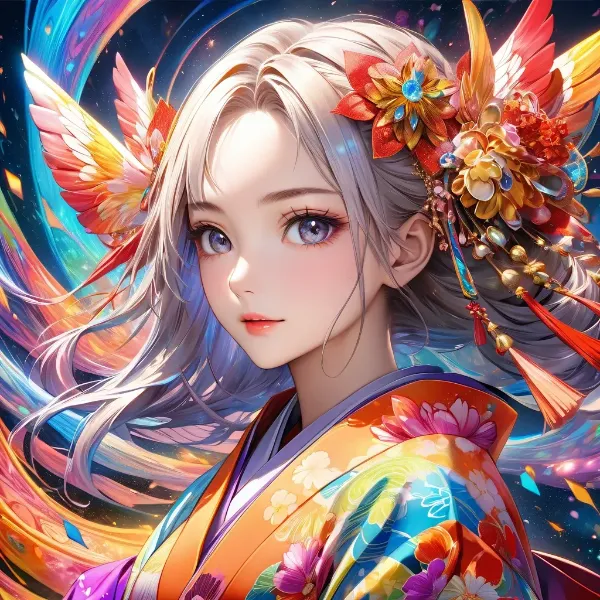 虹色の鳳凰少女