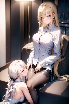 跪いて、すこし眼を閉じて。