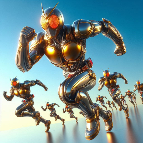 マスカレイダーメタリクス　ゴールデンインセクトフォーム