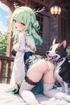 よだれたれてるぅ♡