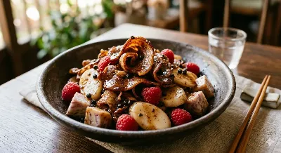 チョコレート味の回鍋肉