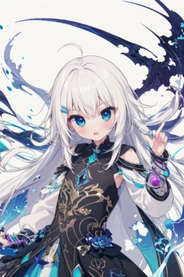 白髪少女