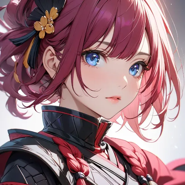 紅髪の青い瞳の少女