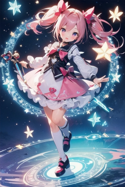 かわいい魔法少女♪