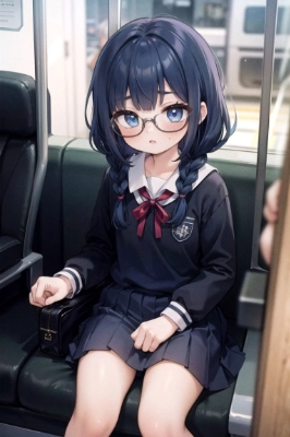 バスで見かけた地味っ子