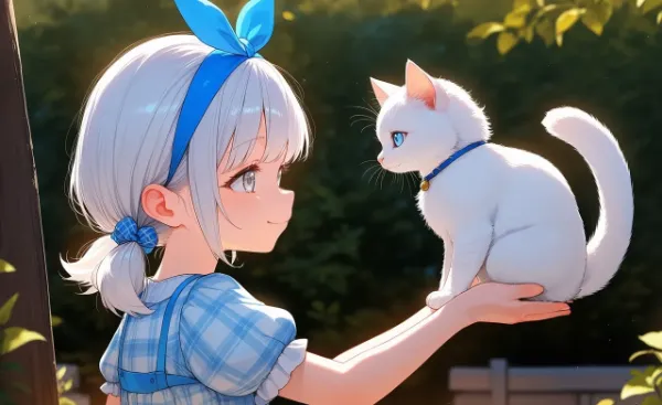 白い猫