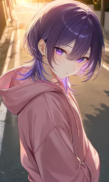 紫髪少女