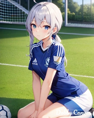 サッカー美女