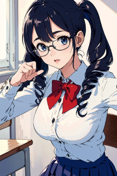 今日のメガネっ娘