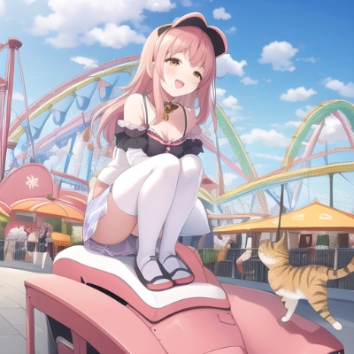 No.3　猫と遊園地
