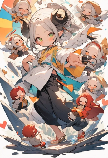 キメ顔ひつじ娘！！明日は武装した作品を量産しようかなᐠ( ᐖ )ᐟ