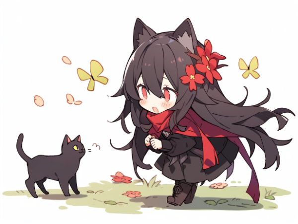 黒猫のわ