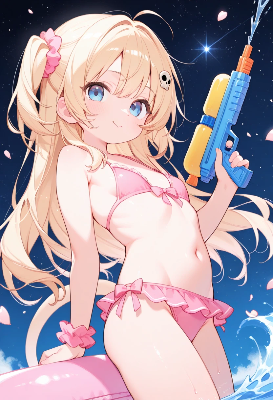 ピンクの水着7☆