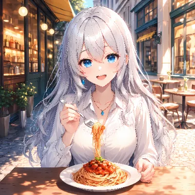 テラス席のひと口どうぞ