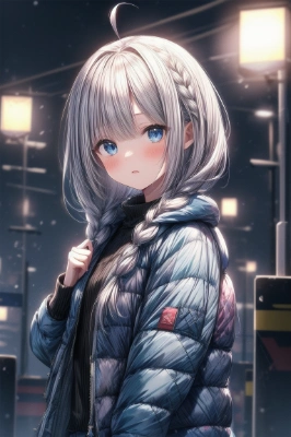 ダウンじゃないと寒いね