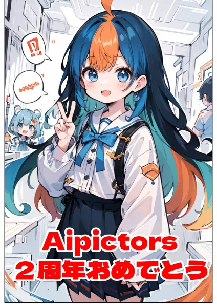 Aipictorsさん２周年おめでとうございます