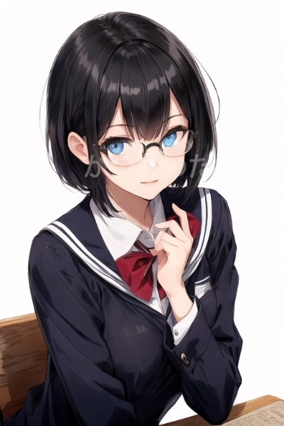 黒髪ショートの女の子
