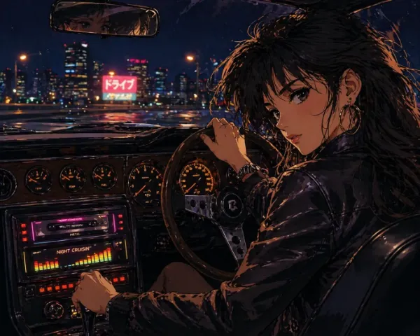 昭和のカーオーディオを搭載した