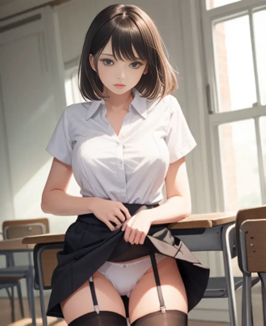 恥辱　女教師 新任女教師 恥辱の服装検査 | エロ | Aipictors