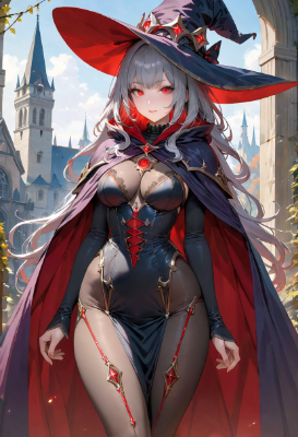 お題：赤目（魔女）