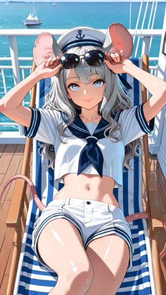 水兵服ネズミ娘