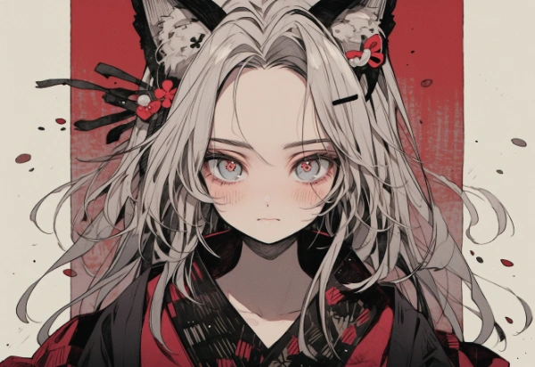 あんまじろじろ見ないで！😼