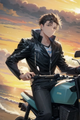 夕暮れライダー