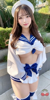 【限定】セーラー服って、少女のような可愛さがあるよね。あなたに見てもらえると、もっと可愛く感じちゃうな♪