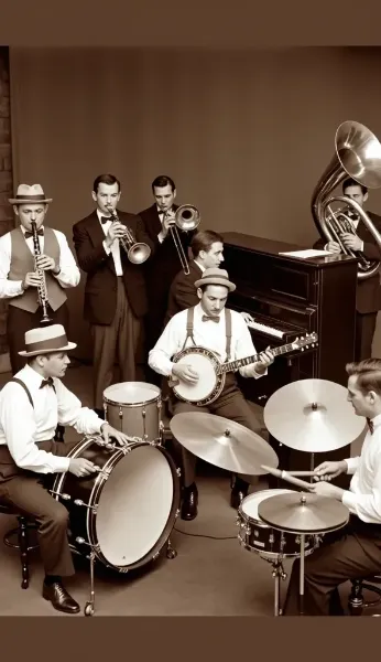 ビンテージジャズバンド