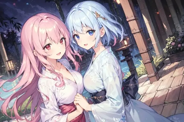 「さぁ先生、今夜はどっち❤」