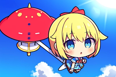UFOに載せられるムスメ