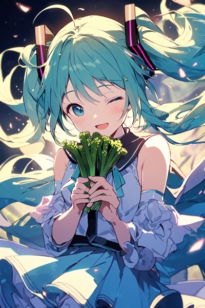 初音ミク16歳お誕生日イラスト