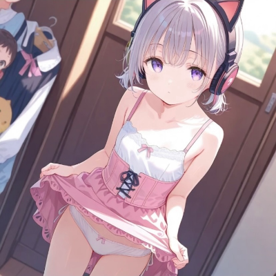 たくし上げ☆