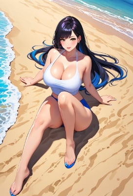 水着の彼女