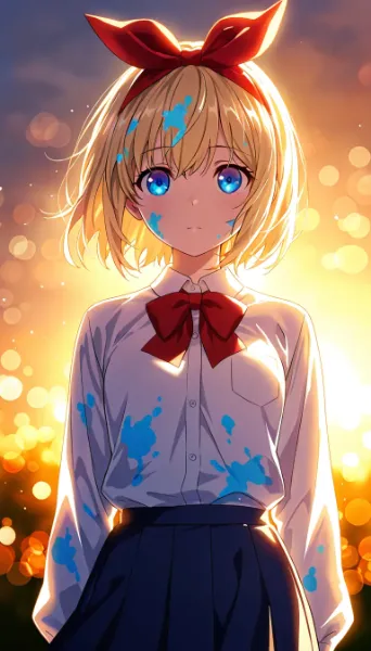 あまりにも塗りすぎていろんなところに絵の具が・・・