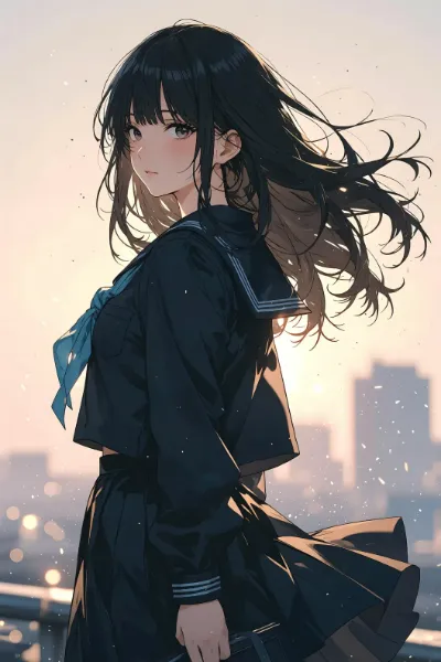 夕暮れの風に揺れる想い出