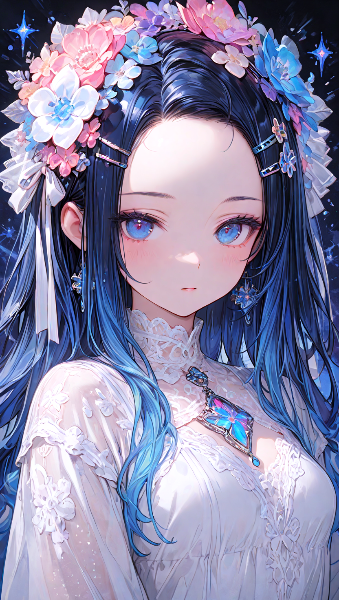 星空の花嫁と青き宝石の約束