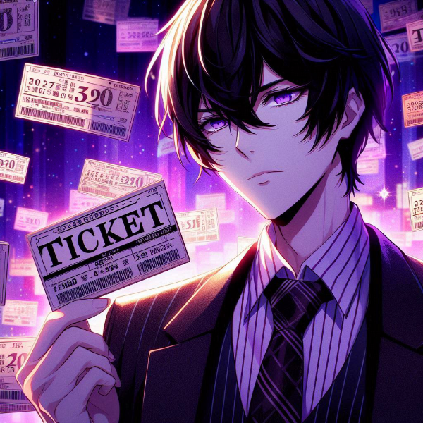 チケットと、黒髪短髪男性★その4(18枚)