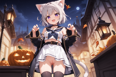 ハロウィン　ニウちゃん